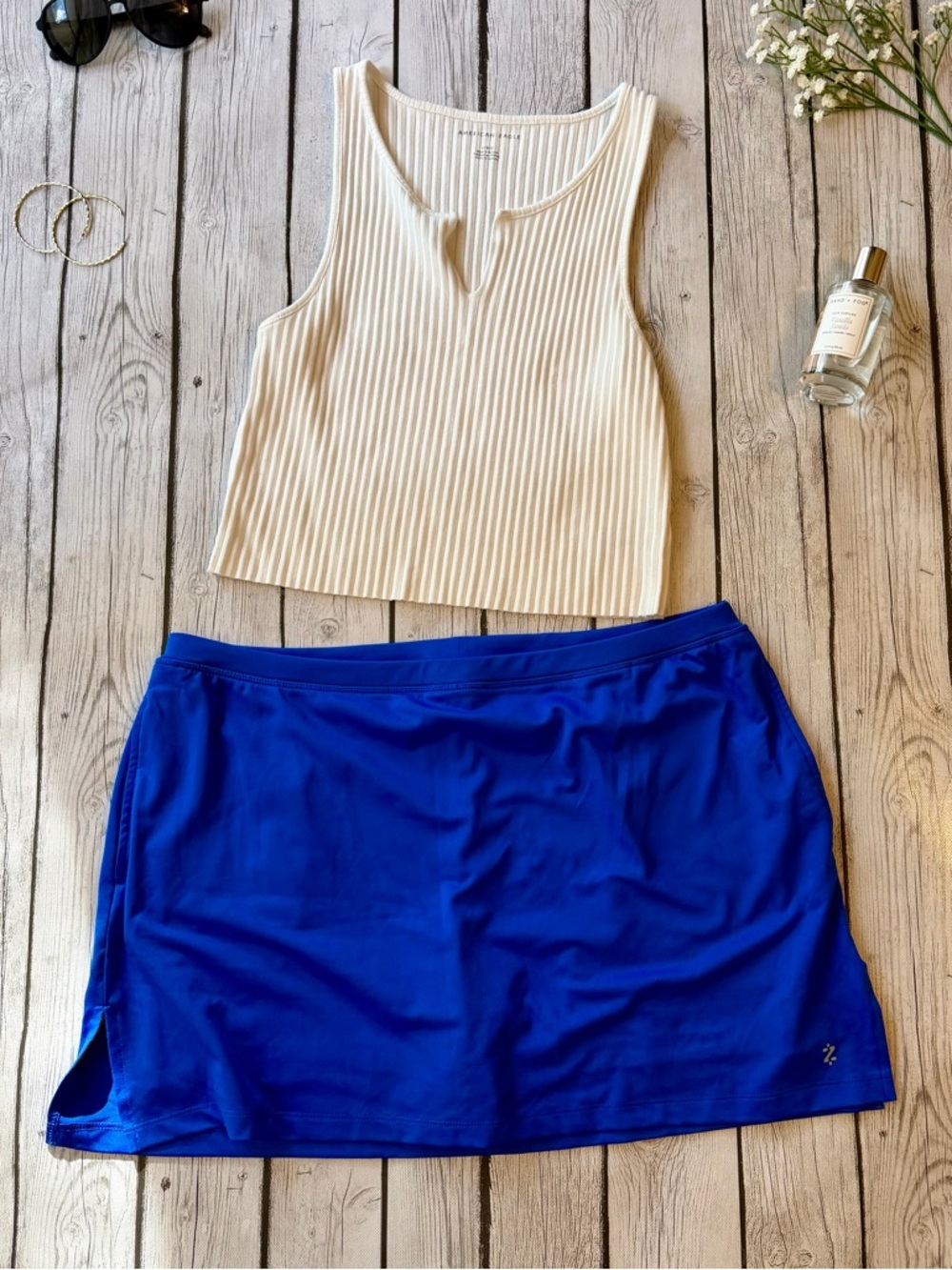 Royal Blue Active Skort
